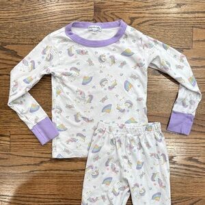 Magnolia Baby Girls Pajamas Unicorn & Rainbow Size 4T